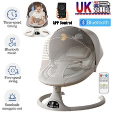 New Electric Baby Swing 5 Modes APP Control Toddler Swing for Boys Girls Newborn