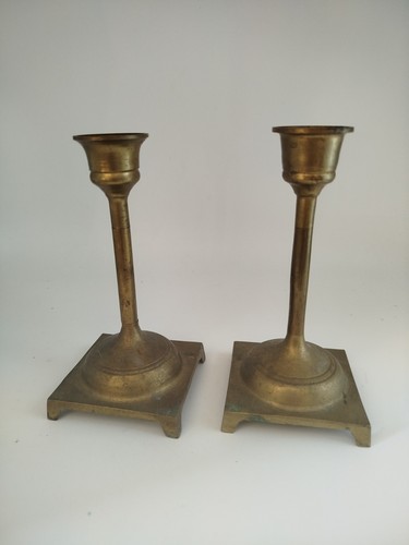 Pair vintage brass - vintage,