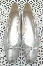 ZARA SIZE 6 SILVER FAUX
