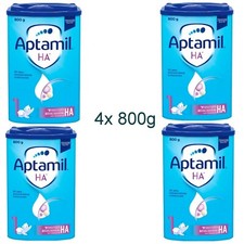 4 x 800g Aptamil HA 1 Initial Milk From Birth Baby Food Milk Powder