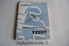YAMAHA YZ85T Owner's Service