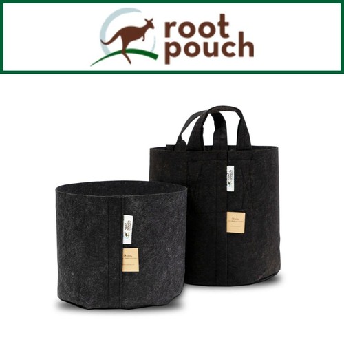 Root pouch black round - pouch,