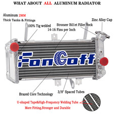 Aluminium Radiateur Pour 2005-2009 06 SUZUKI SV650S/SV-650 K5-K9 SV650 N.