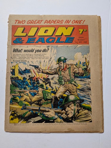 Lion and eagle comic 3rd - comic,