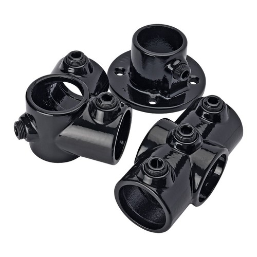Black powder coated - powder, key