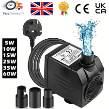 UK Submersible Water Pump Water Feature Pump Fish Tank Pond Statuary Hydroponics