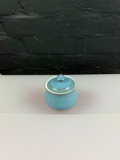 Denby Colonial Blue Covered / Lidded Sugar Bowl