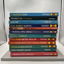 Haynes Car Manuals Hardback