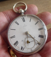 QUALITY  ANTIQUE SILVER FUSEE
