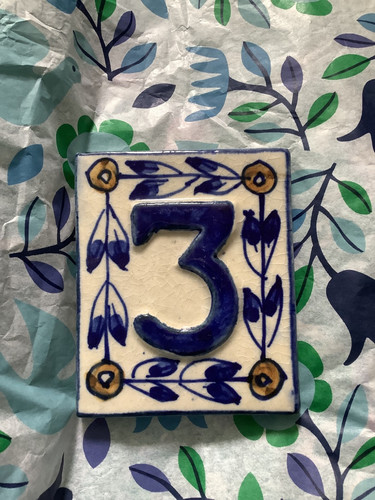Decorative house number - decorative,