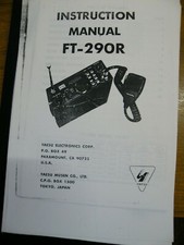 FT-290R YAESU INSTRUCTION