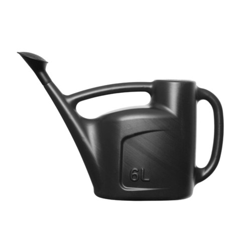 Black watering can - 6l, with