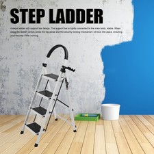4 Step Ladder Steel Folding