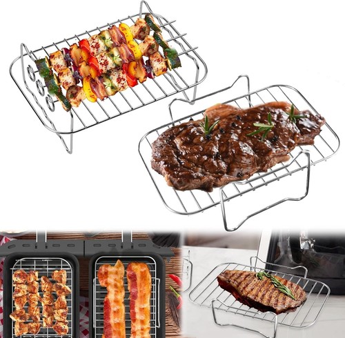 2pcs air fryer grill rack - air,