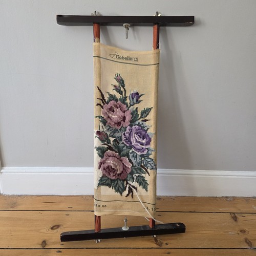 Wooden tapestry scroll frame - tapestry, +