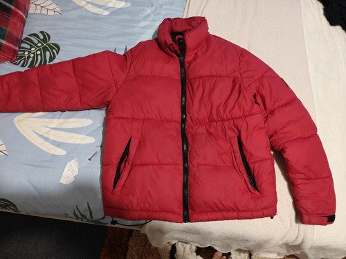 Zara men red puffer - men's,