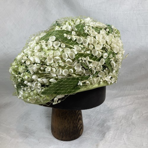Vintage hat 60s 50s green - 60s,