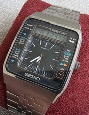 Rare Vintage Digital Seiko H357 5189 Ana Digi Dual Watch