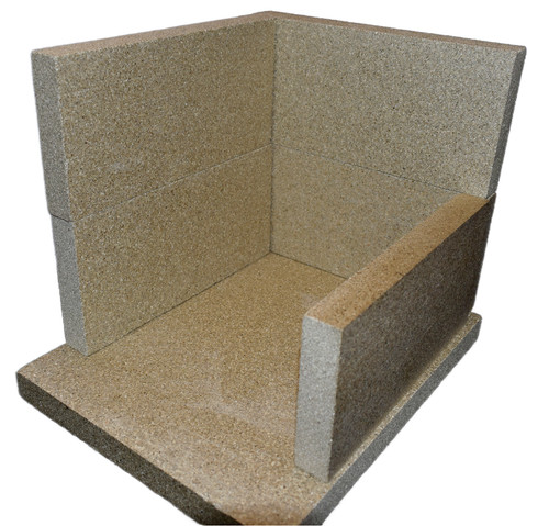 Stove vermiculite brick - vermiculite,