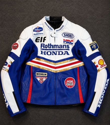 Honda rothmans leather jacket - leather,