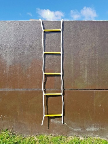 Solid step rope ladder m - 1.85,