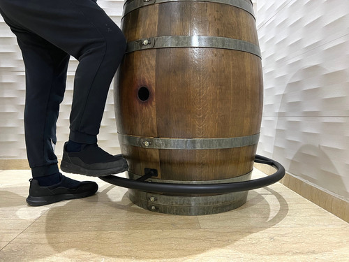 Barrel foot rail wine - foot,