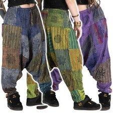 Patchwork Harem Trousers