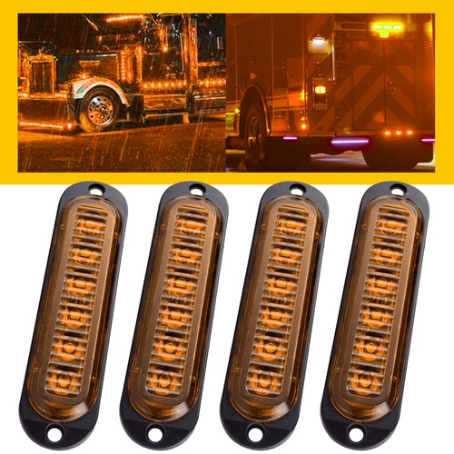 Orange amber indicator - 4x, bus