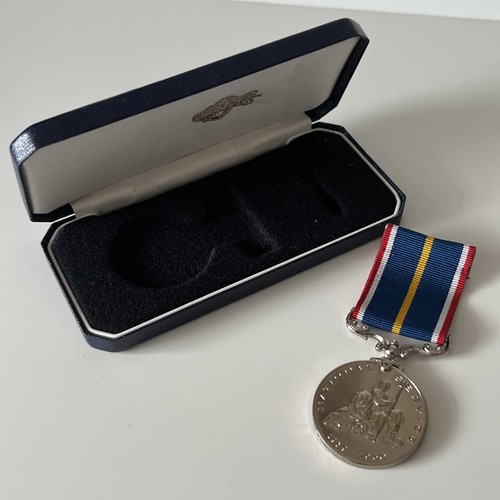 British national service medal - service,