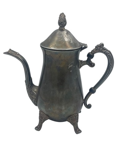 Vintage silver plated teapot - vintage,