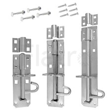 Brenton Pad Bolt Heavy Duty Gate Latch Door Lock Bolt Zinc Galvanized 4/6/8 inch