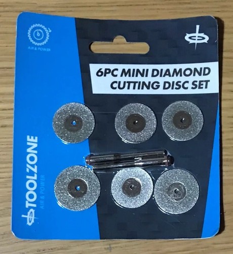 6pc mini diamond cutting discs - cutting,