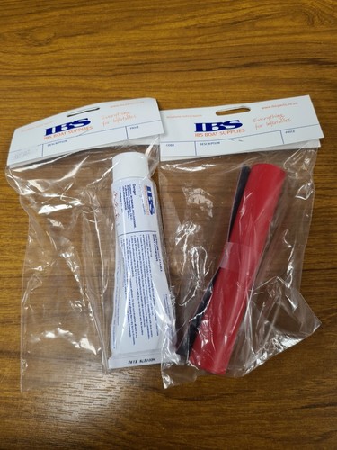 Red hypalon repair kit - hypalon, glue