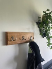 Wooden Coat Rack Solid Oak