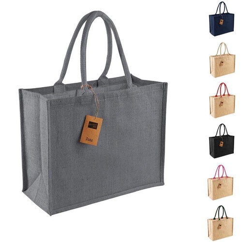Large jute shopping bag - jute,