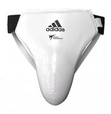 adidas Taekwondo Groin Guard WT Approved Mens Sparring Cup Box