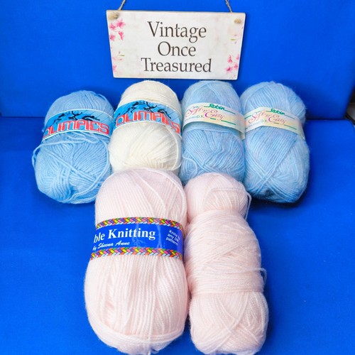 Balls vintage wool 3 blue - 6,