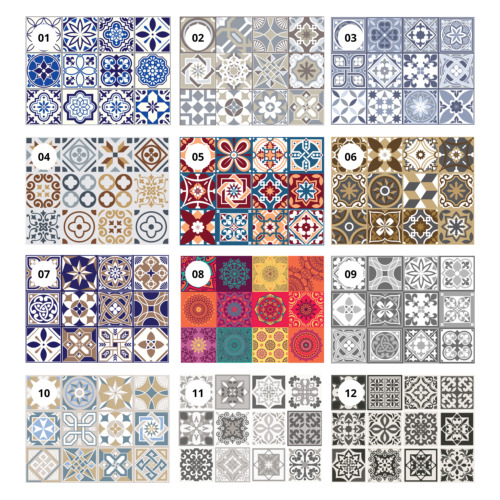 Tile transfers stickers - stickers, wall