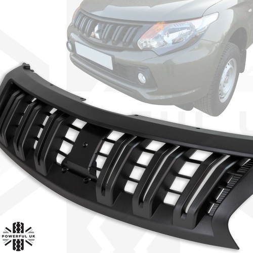 Front grille black - grille, for