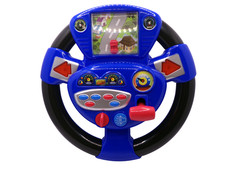 Kids Steering Wheel Toy Simulated Sound Driving Pretend Play Toy Car Controller