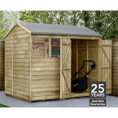 Forest 4life 8x6 shed reverse - shed,