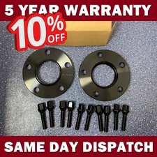 For BMW Black Hubcentric 15mm