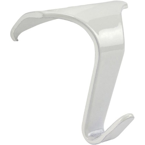 White picture rail hooks heavy - rail,