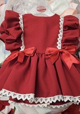 Baby girls red Spanish dress size 0-3/3-6/6-12/12-18/18-24 Months