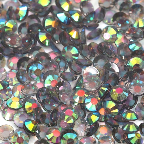 6mm crystal flat back ab - -,