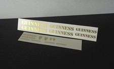  GUINNESS GOLD DECALS ,CORGI 1/50  CODE 3 WATERSLIDE TRANSFERS VARIOUS SIZES