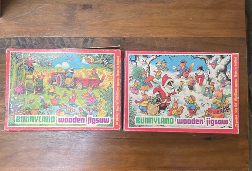 Vintage bunnyland wooden - vintage, "bunnyland"