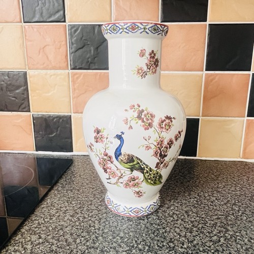 Vintage oriental flower vase - oriental,