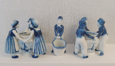 Pair Delft Dancing Girls and