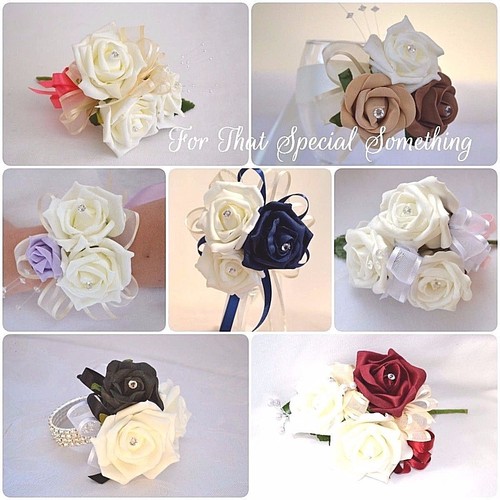 Wedding rose flower corsage